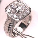 Platinum Pave" and prong set.