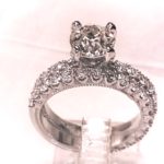 14k white gold specialty prong set.