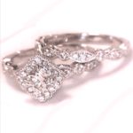 Platinum pave' Vintage.
