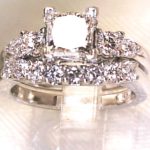 Niki Miller Platinum eng and wedding band 1